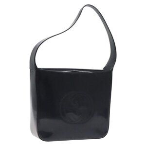 Authentic GUCCI Shoulder Bag Patent leather Black 000 1013 0506